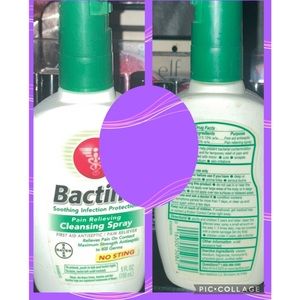 Bactine cleansing spray